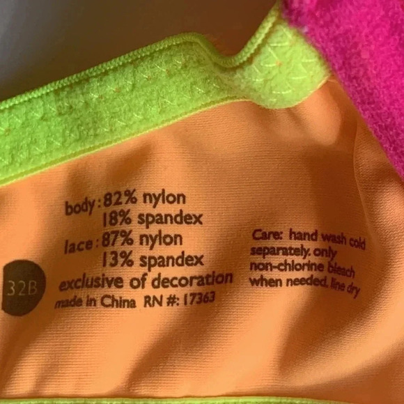 Jenni Demi Cup Underwire Bra 32B Colorblock - Picture 12 of 12